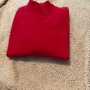 Preston & York Bright Red Turtleneck Sweater